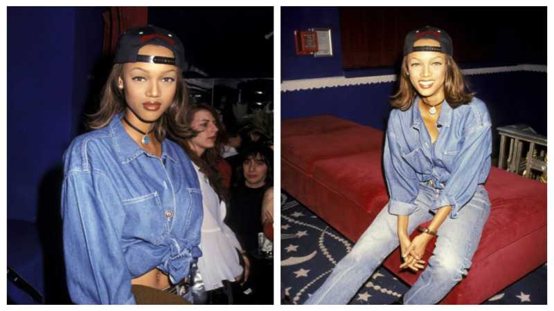 Tyra Banks and Greg Hayes